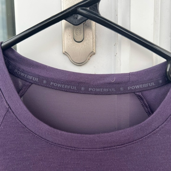 Athletic girl long sleeve shirt. Size large/12 breathable mesh back. - Picture 2 of 4